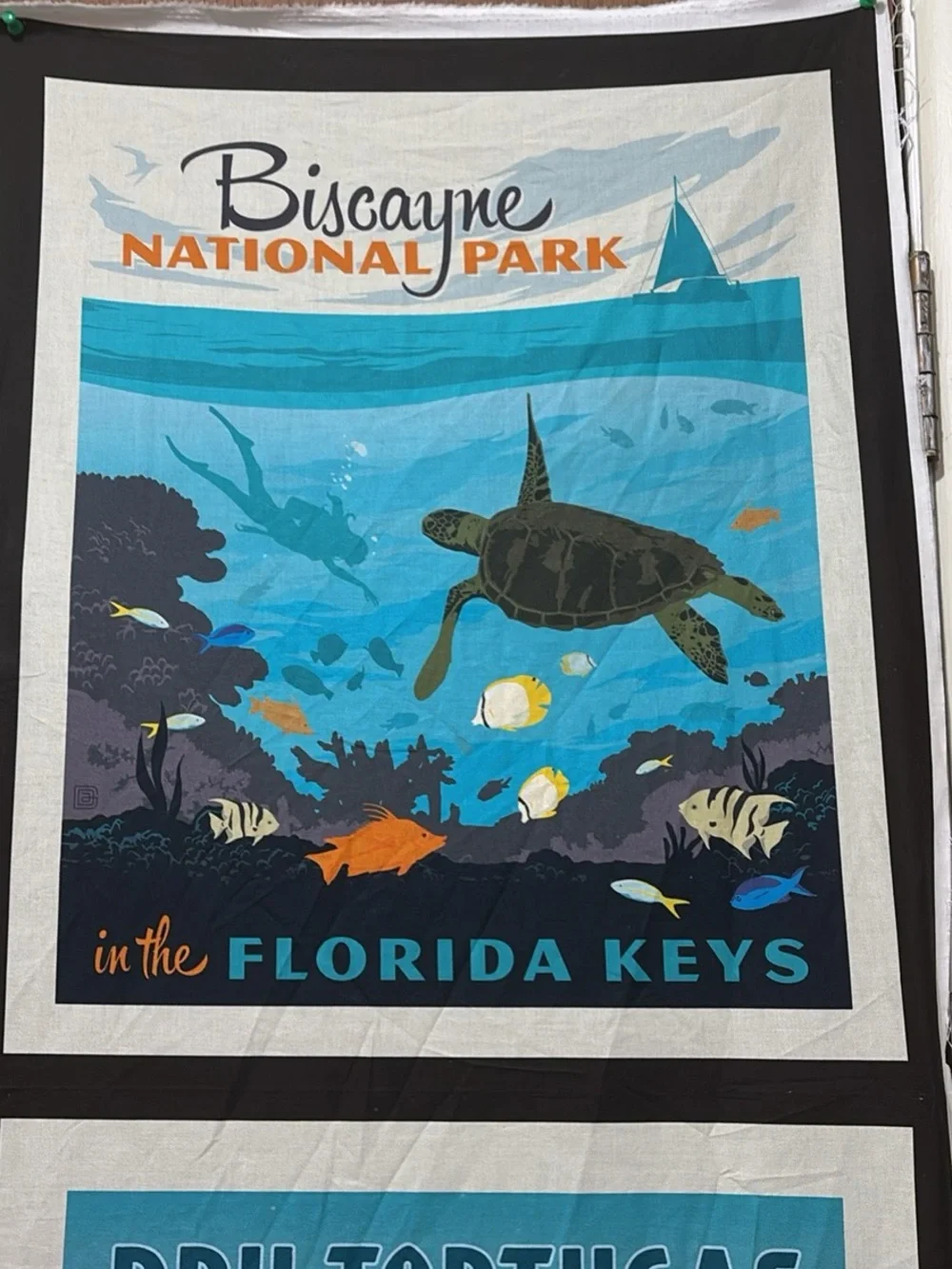 Florida National Parks tapestry 45 x 36